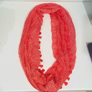 J. Crew Coral Wrap Scarf